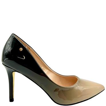 KATE APPLEBY WOMENS POINT TOE COURT SHOE - NUDE AMBER